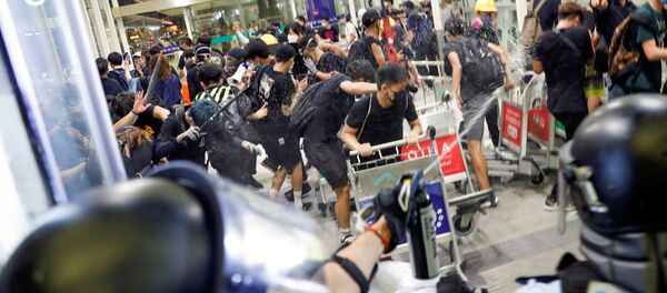 Protestas en Hong Kong - Sputnik Mundo