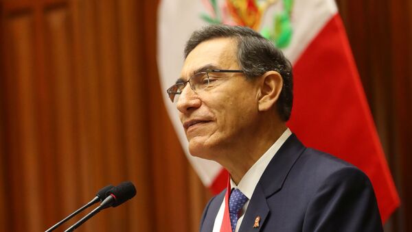 Martín Vizcarra, presidente de Perú - Sputnik Mundo