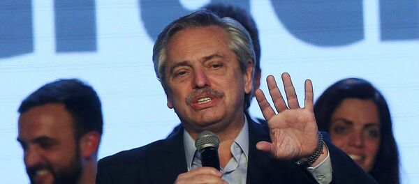 Candidato a la presidencia argentina, Alberto Fernández - Sputnik Mundo