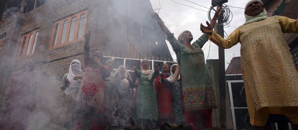Protestas en Cachemira - Sputnik Mundo