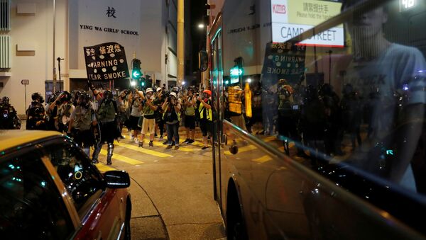 Las protestas en Hong Kong - Sputnik Mundo