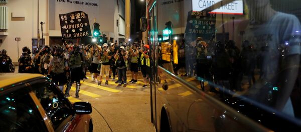 Las protestas en Hong Kong - Sputnik Mundo