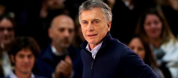 El presidente de Argentina, Mauricio Macri - Sputnik Mundo