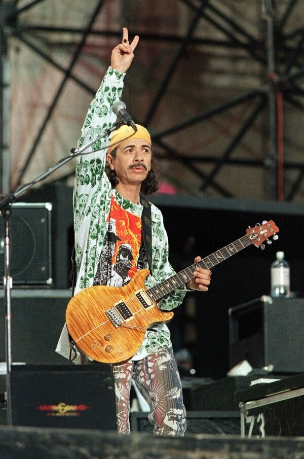 Santana: el latino que sorprendió en Woodstock - Sputnik Mundo
