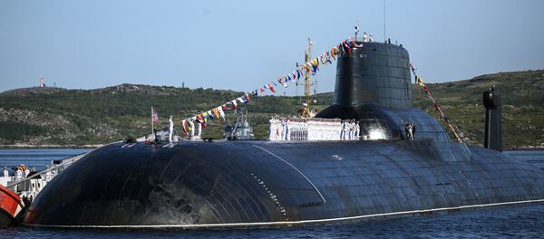 El submarino de la Armada rusa 'Dmitri Donskoy' - Sputnik Mundo