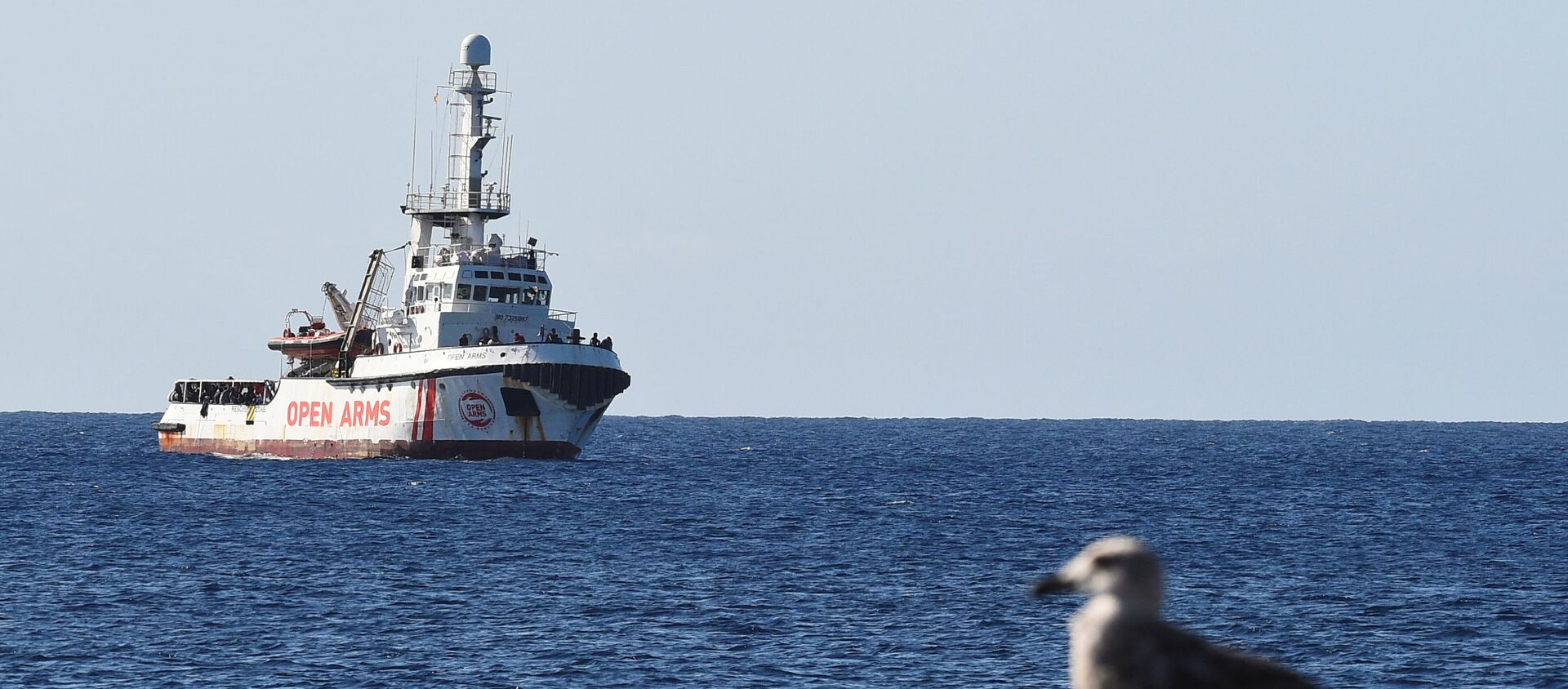 El barco de rescate Open Arms - Sputnik Mundo, 1920, 20.08.2019