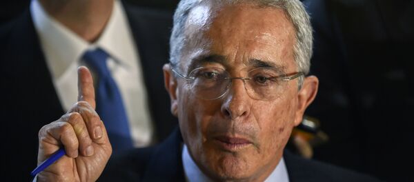 Álvaro Uribe, expresidente de Colombia (2002-2010) - Sputnik Mundo
