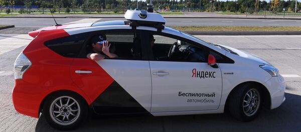 Taxi no tripulado en Innopolis (Archivo) - Sputnik Mundo