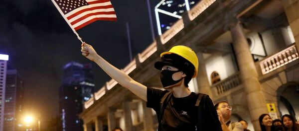 Protestas en Hong Kong Protestas en Hong Kong - Sputnik Mundo