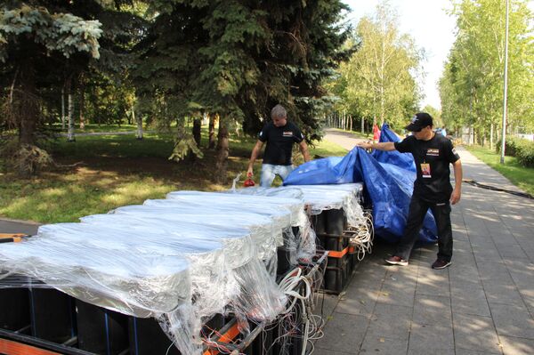 Los argentinos pintan el cielo moscovita con nuevos colores en el festival de pirotecnia - Sputnik Mundo