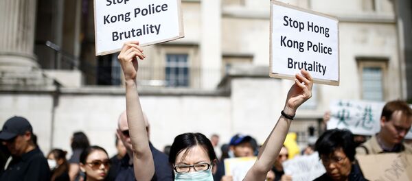 Protestas en Hong Kong Protestas en Hong Kong - Sputnik Mundo