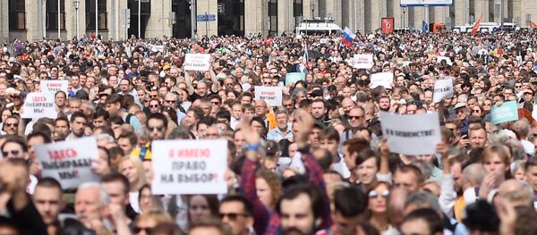 Manifestaciones en Moscú - Sputnik Mundo