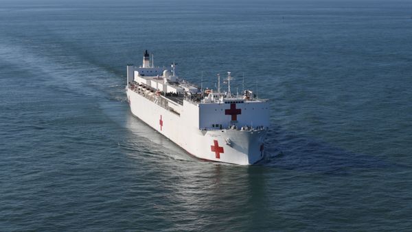 USNS Comfort, buque hospital estadounidense USNS Comfort, buque hospital estadounidense - Sputnik Mundo