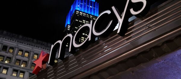 El logo de la tienda Macy's en Nueva York, EEUU - Sputnik Mundo