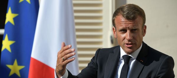 Emmanuel Macron, presidente de Francia - Sputnik Mundo