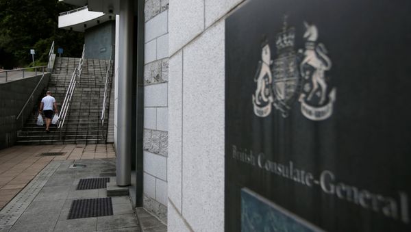 El consulado británico en Hong Kong El consulado británico en Hong Kong - Sputnik Mundo