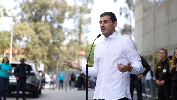 El guardameta español Iker Casillas - Sputnik Mundo