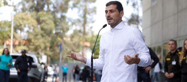 El guardameta español Iker Casillas - Sputnik Mundo