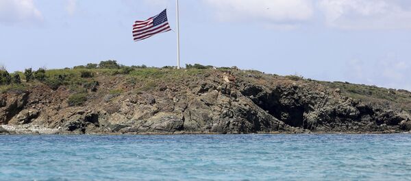 La famosa Isla de las Orgías, propiedad del pedófilo Jeffrey Epstein - Sputnik Mundo