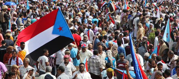 Manifestación en apoyo al Consejo de Transición del Sur en Adén - Sputnik Mundo