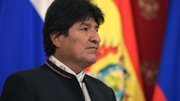 Evo Morales, presidente de Bolivia - Sputnik Mundo