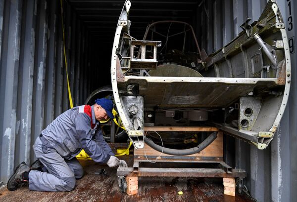 Фрагмент бомбардировщика времен Второй мировой войны Ту-2 - Sputnik Mundo