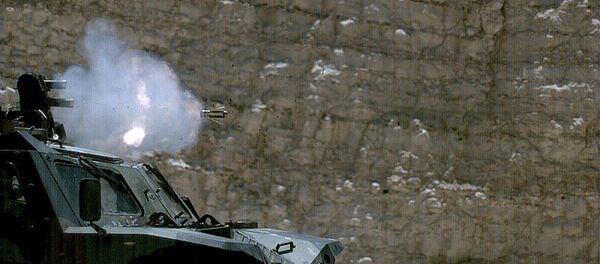 El sistema de protección activa israelí Iron Fist APS en acción - Sputnik Mundo