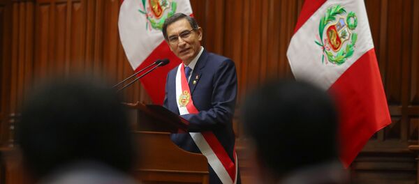 Martín Vizcarra, presidente de Perú - Sputnik Mundo