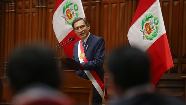 Martín Vizcarra, presidente de Perú - Sputnik Mundo