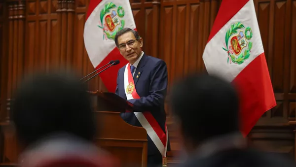 Martín Vizcarra, presidente de Perú - Sputnik Mundo
