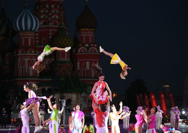 Festival de bandas militares Torre Spasskaya - Sputnik Mundo