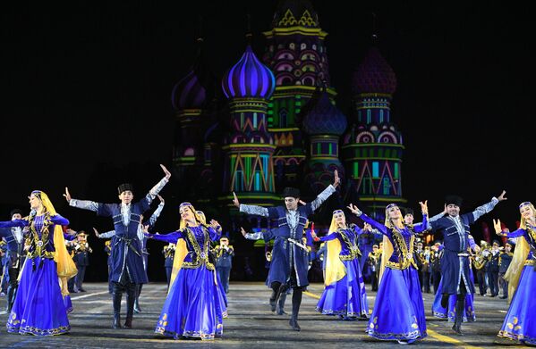 Festival de bandas militares Torre Spasskaya - Sputnik Mundo