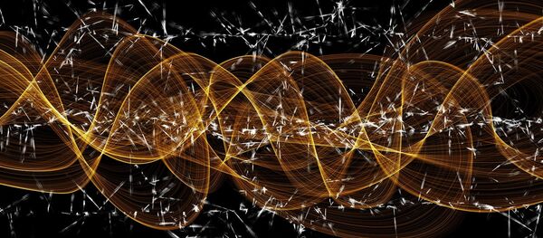 La ondas y las partículas (ilustración gráfica) La ondas y las partículas (ilustración gráfica) - Sputnik Mundo