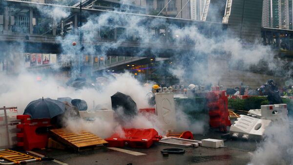 Protestas en Hong Kong - Sputnik Mundo