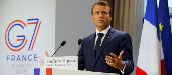 Emmanuel Macron, presidente de Francia - Sputnik Mundo