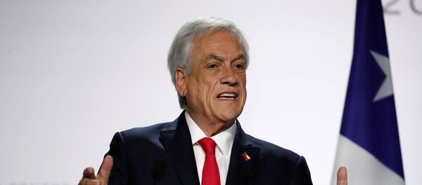 Sebastián Piñera, presidente de Chile - Sputnik Mundo