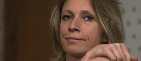 La portavoz del Ministerio de Exteriores de Rusia, María Zajárova - Sputnik Mundo