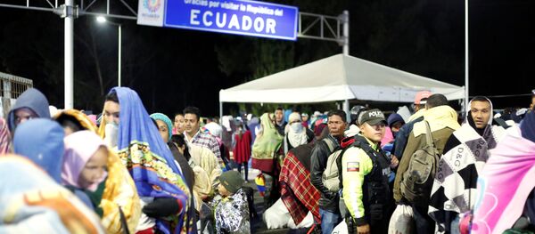 Frontera entre Colombia y Ecuador - Sputnik Mundo