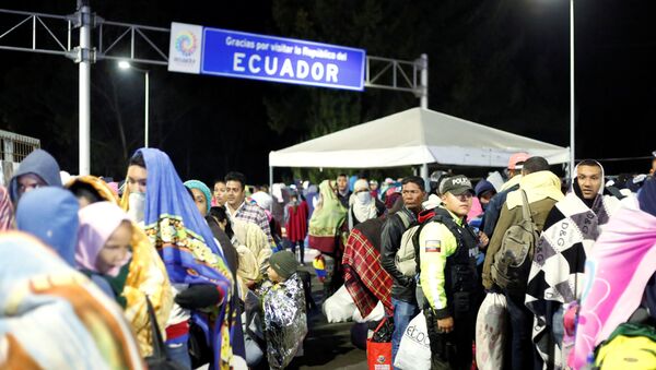 Frontera entre Colombia y Ecuador - Sputnik Mundo