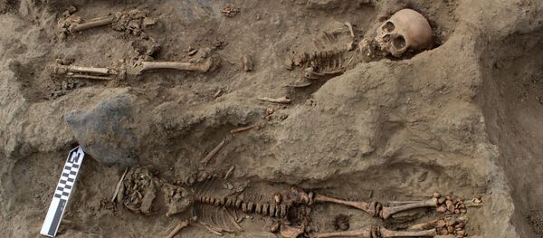 Los restos de unos 250 niños, supuestamente ofrecidos en un ritual de sacrificio por la cultura precolombina Chimú - Sputnik Mundo