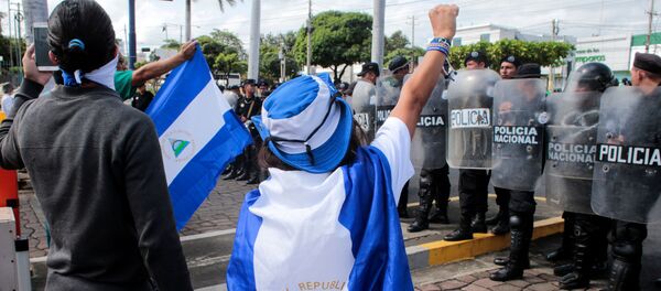 Protestas en Nicaragua - Sputnik Mundo