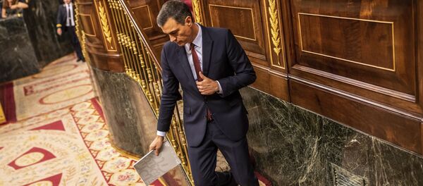 El presidente del Gobierno español en funciones, Pedro Sánchez - Sputnik Mundo