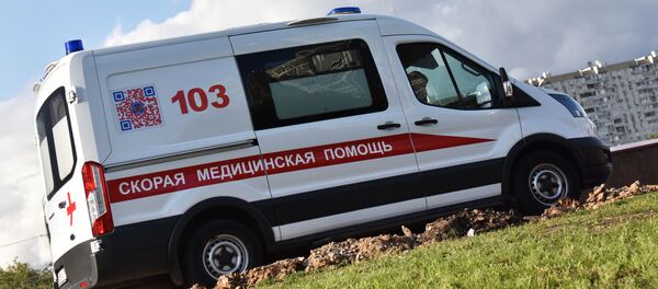 Un coche de Ambulancia de Moscú Un coche de Ambulancia de Moscú - Sputnik Mundo