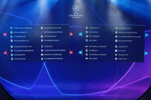 Real Madrid y PSG en el mismo grupo de la UEFA Champions League - Sputnik Mundo