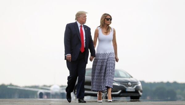 Donald y Melania Trump - Sputnik Mundo