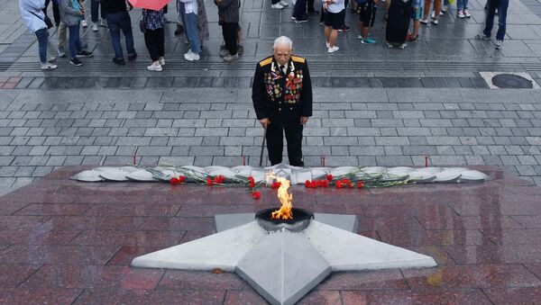 El veterano de la II Guerra Mundial (archivo) El veterano de la II Guerra Mundial (archivo) - Sputnik Mundo