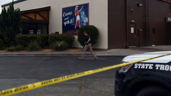 Lugar del tiroteo en Odessa, Texas - Sputnik Mundo