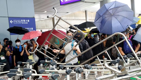 Protestas en Hong Kong Protestas en Hong Kong - Sputnik Mundo