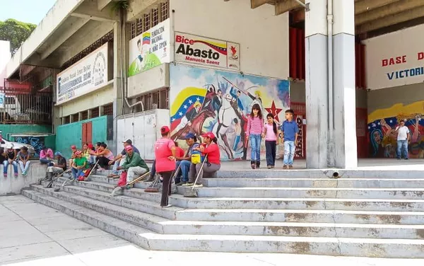 La entrada a la base de la Comuna Victoria Socialista, Caracas, Venezuela - Sputnik Mundo