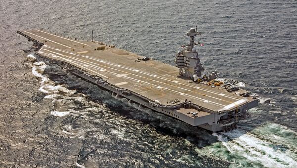 El portaviones USS Gerald R. Ford (CVN-78) de la Armada de Estados Unidos - Sputnik Mundo